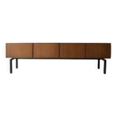 Vintage Scandinavian low sideboard