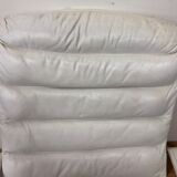 Pulkka armchair by Ilmaria Lappalainen and its ottoman