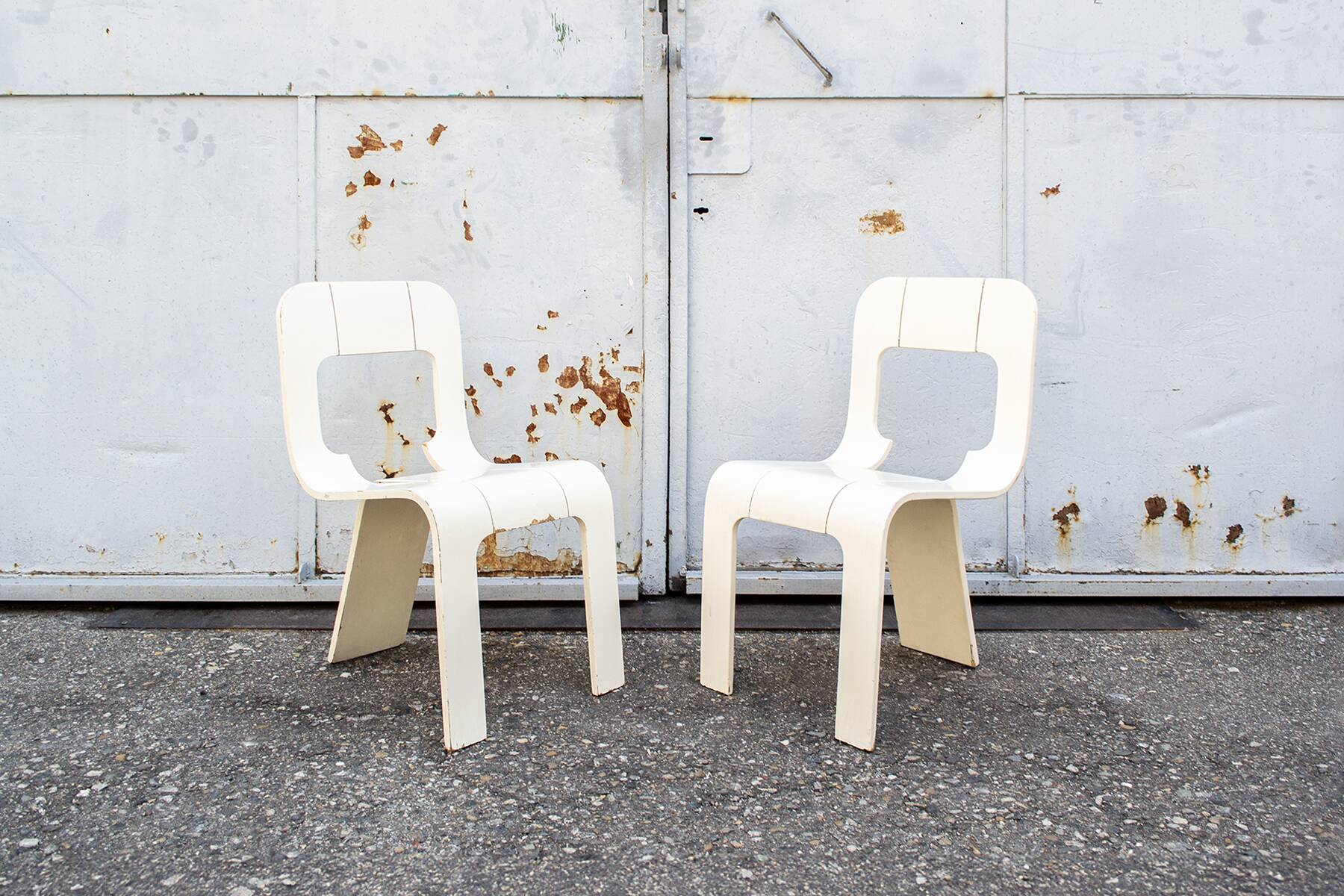 Sedie da pranzo "Esse" di Gigi Sabadin per Stilwood 1973