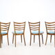 Set of four dining chairs, 1960´s.