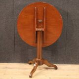 Table de salon anglaise en bois marqueté du XXème siècle