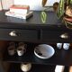 Buffet parisien vintage noir