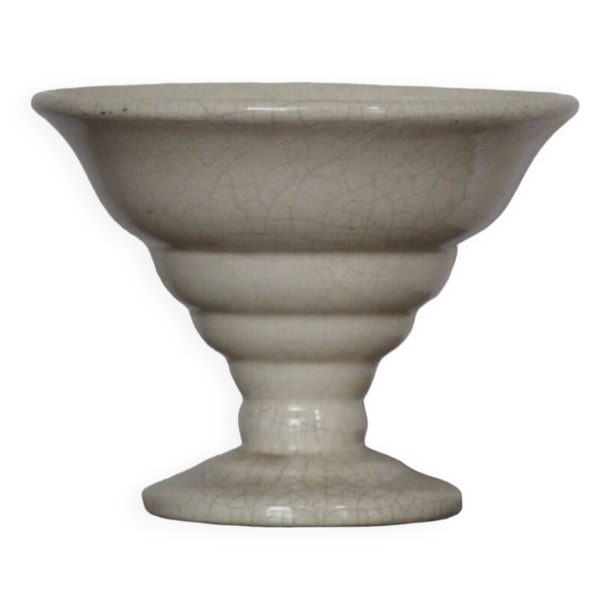 Art Deco cracked torchiere lamp France 1930