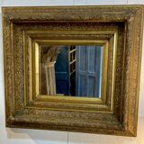 Gilded mirror - mercury glass - 52 x 46