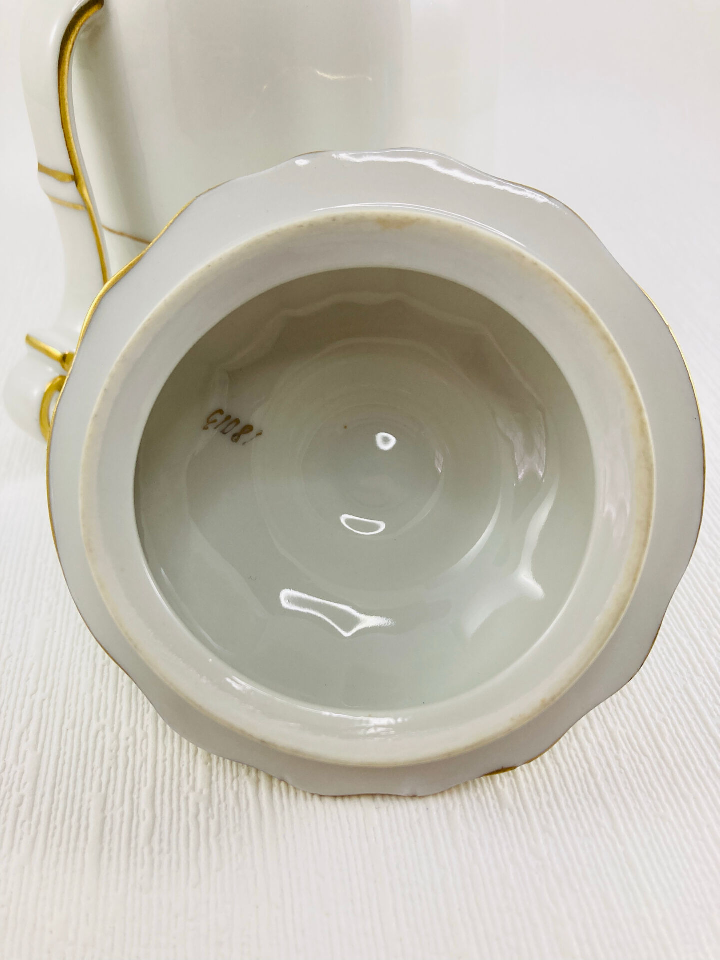 Sugar Bowl Covered Limoges Porcelain Bernardaud B&C Malmaison Service