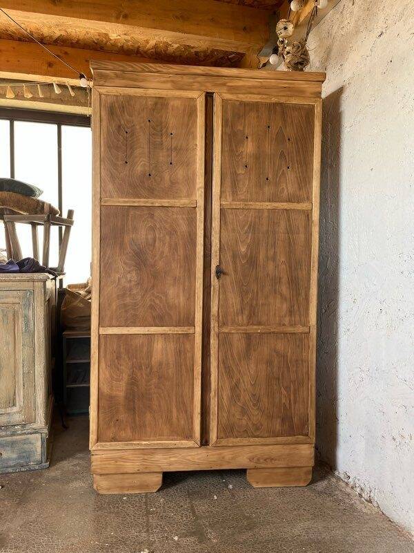 Antique pine wardrobe