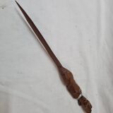 Coupe-papier en bois Sénégal 1970