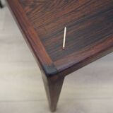 Table basse en palissandre, design danois, années 1970, production : Danemark