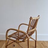 Fauteuil rotin enfant