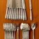 Ercuis, dessert cutlery, fruit and cheese, 36 art deco pieces