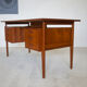 Teak 'Floating' Desk By Gunner Nielsen For Tibergaard, Denmark.