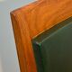 Paire de fauteuils Art déco en chêne et cuir de De Coene Frères