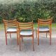 Lot de 3 chaises style scandinave