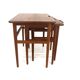 Set de 3 tables gigognes en palissandre, Danemark, 1960