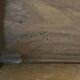 Large antique marquetry wooden platter