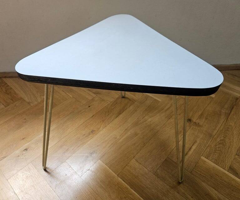 Midcentury Tripod Flower or Side Table ULUV, 1970s
