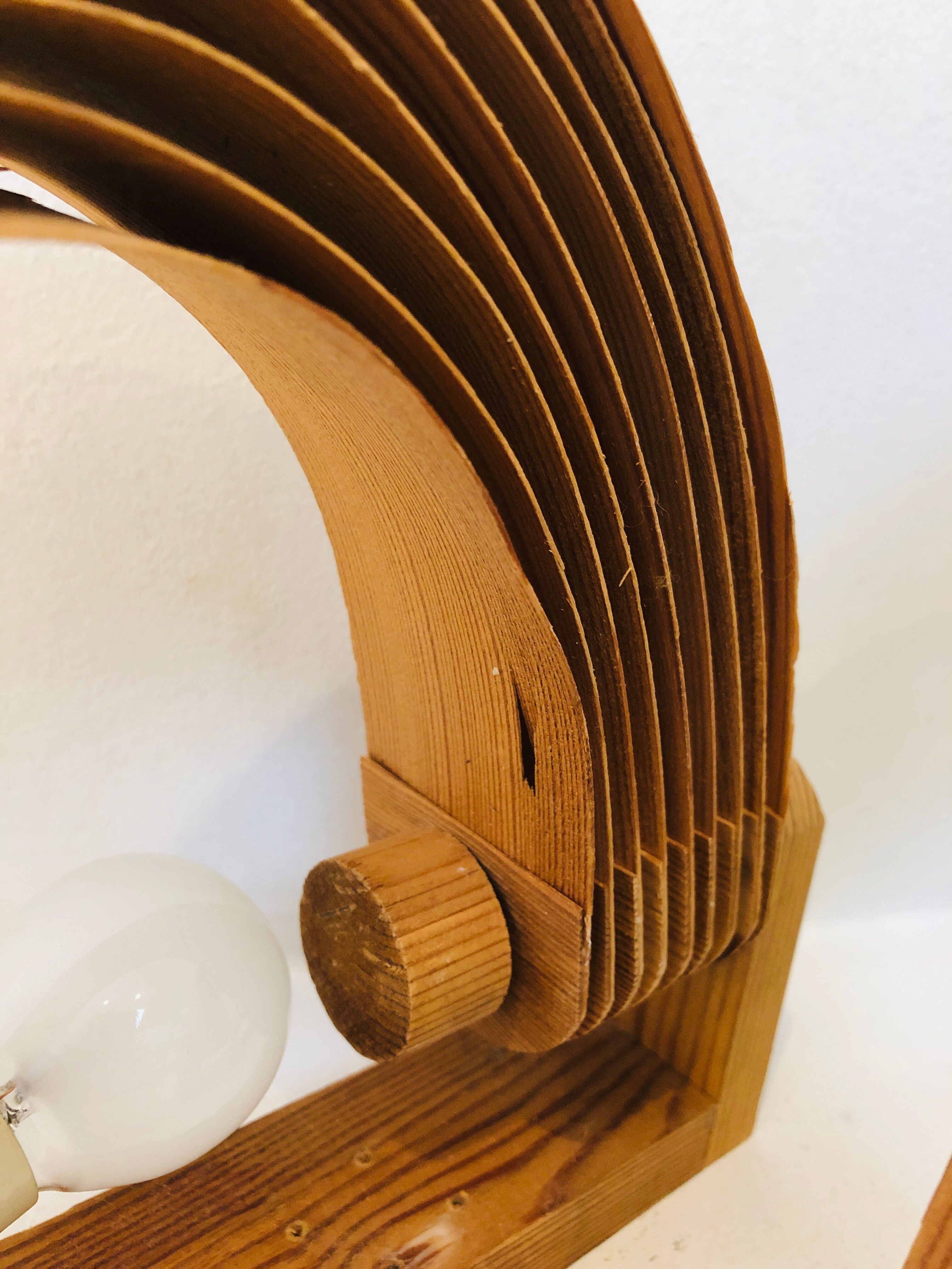 Pair of sconces Scandinavian Hans Agne Jakobsson, 1970