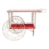 1950s French serving trolley for garden