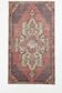 Vintage Red Ceam Oriental Persian Rug, 137x247Cm