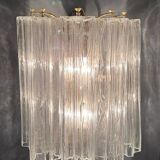 Murano Glass Tronchi Sconces Set of 8 1970’s