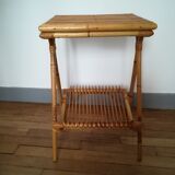 Rattan magazine holder