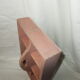 Vintage wooden toolbox or office accessories box.