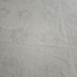 Old large rustic linen tablecloth 295 x 140 cm