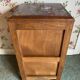 Vintage wooden nightstands/bedside tables carved with art deco motifs