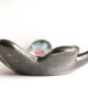 Flat ceramic Longwy Tourmalines, Made in France