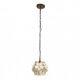 Tiffany pendant lamp 21x21x17/90 cm beige glass flower dining table lamp