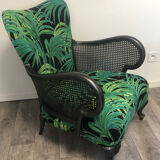 Chippendale chair and pouf