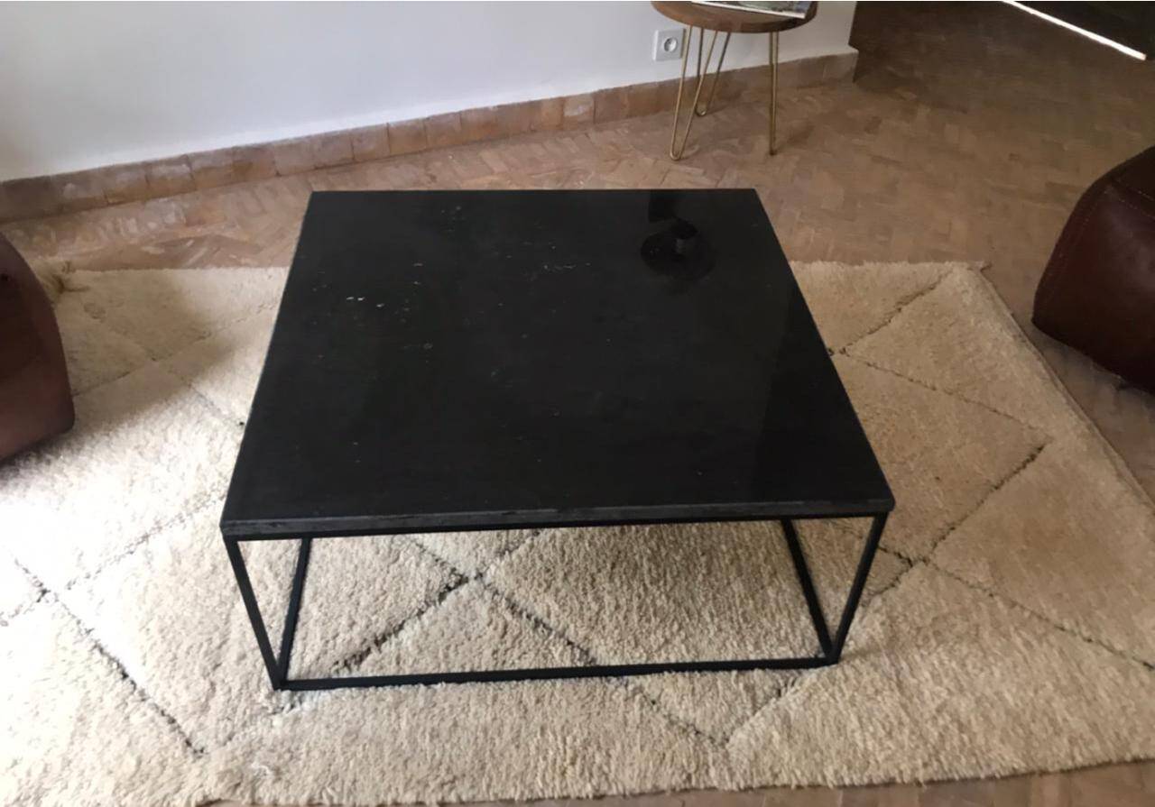 Khenifra marble coffee table 90x90