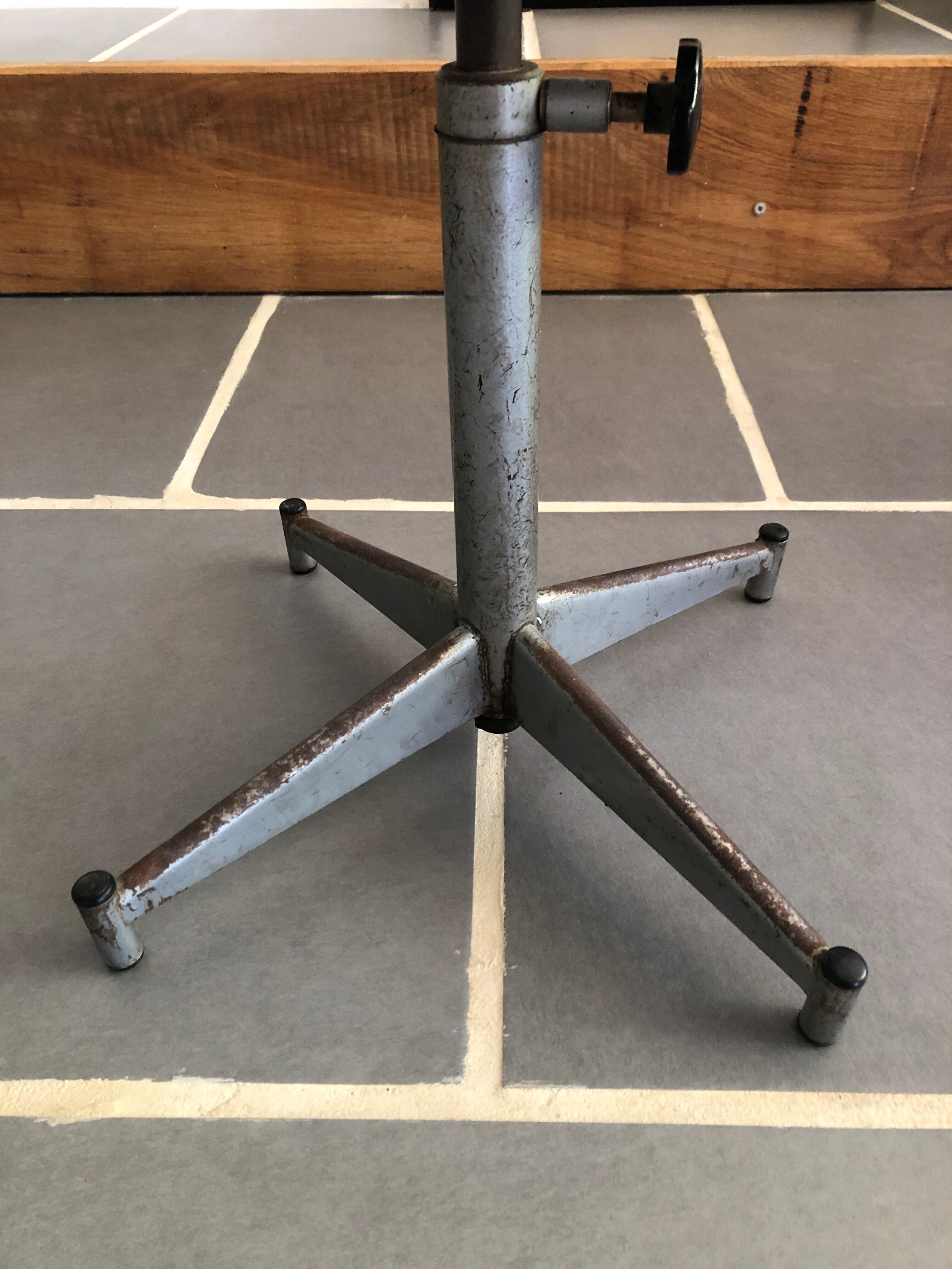 Antique industrial stool