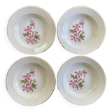4 deep plates Boch La Louvière Belgium