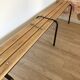 Former school bench from the 60s, adult model