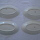 Set de 4 raviers coupelles porcelaine Limoges France fleurs bleues