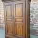 Rustic cabinet vintage fir paint original Alsace 1900s