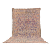 Vintage Beni Mguild Rug 208 x 340 cm, Old Moroccan Rug Handmade, Berber Rug