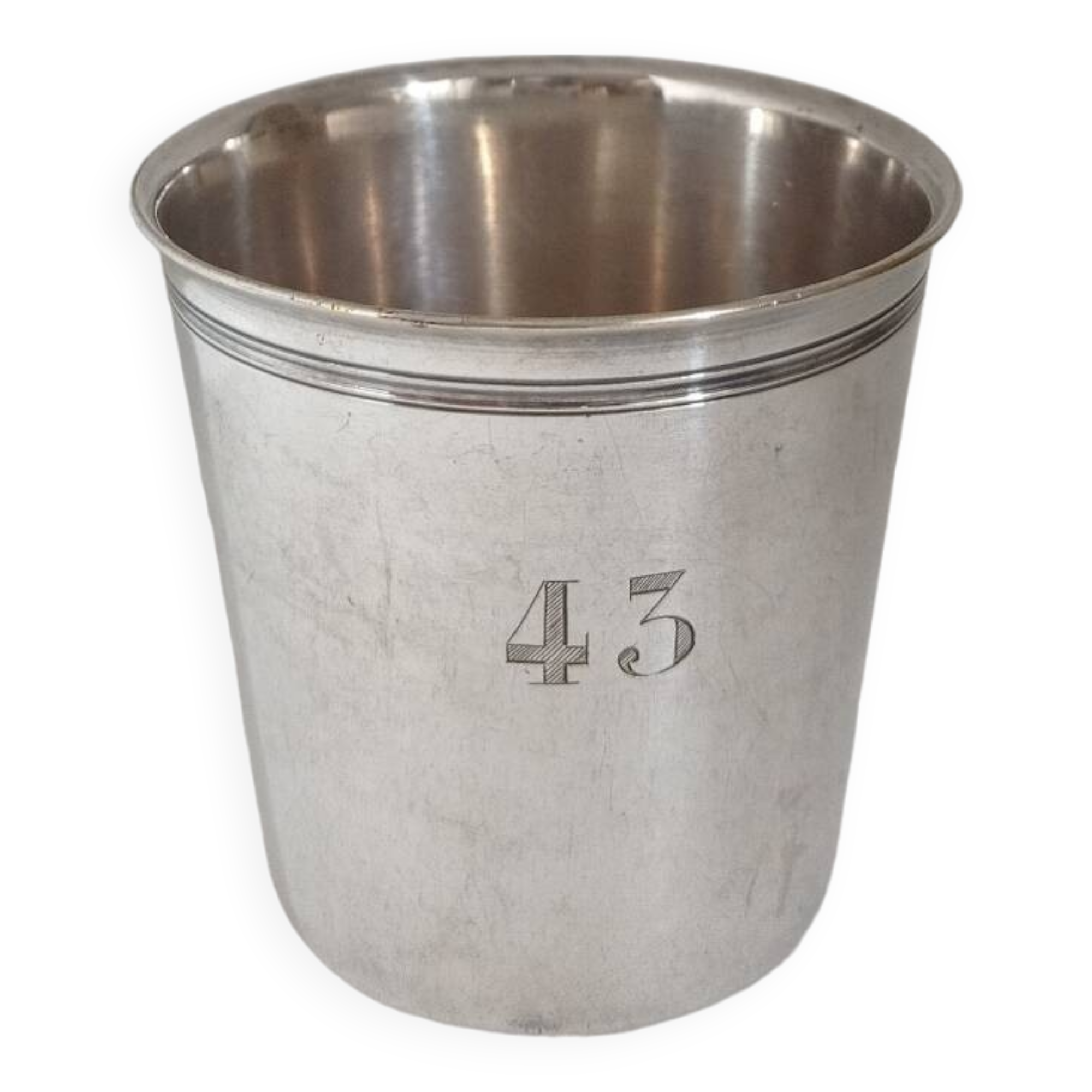Christofle silver-plated metal cup