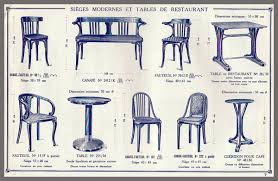 Thonet bar bar troquet bistro table in curved wood and brass 1930