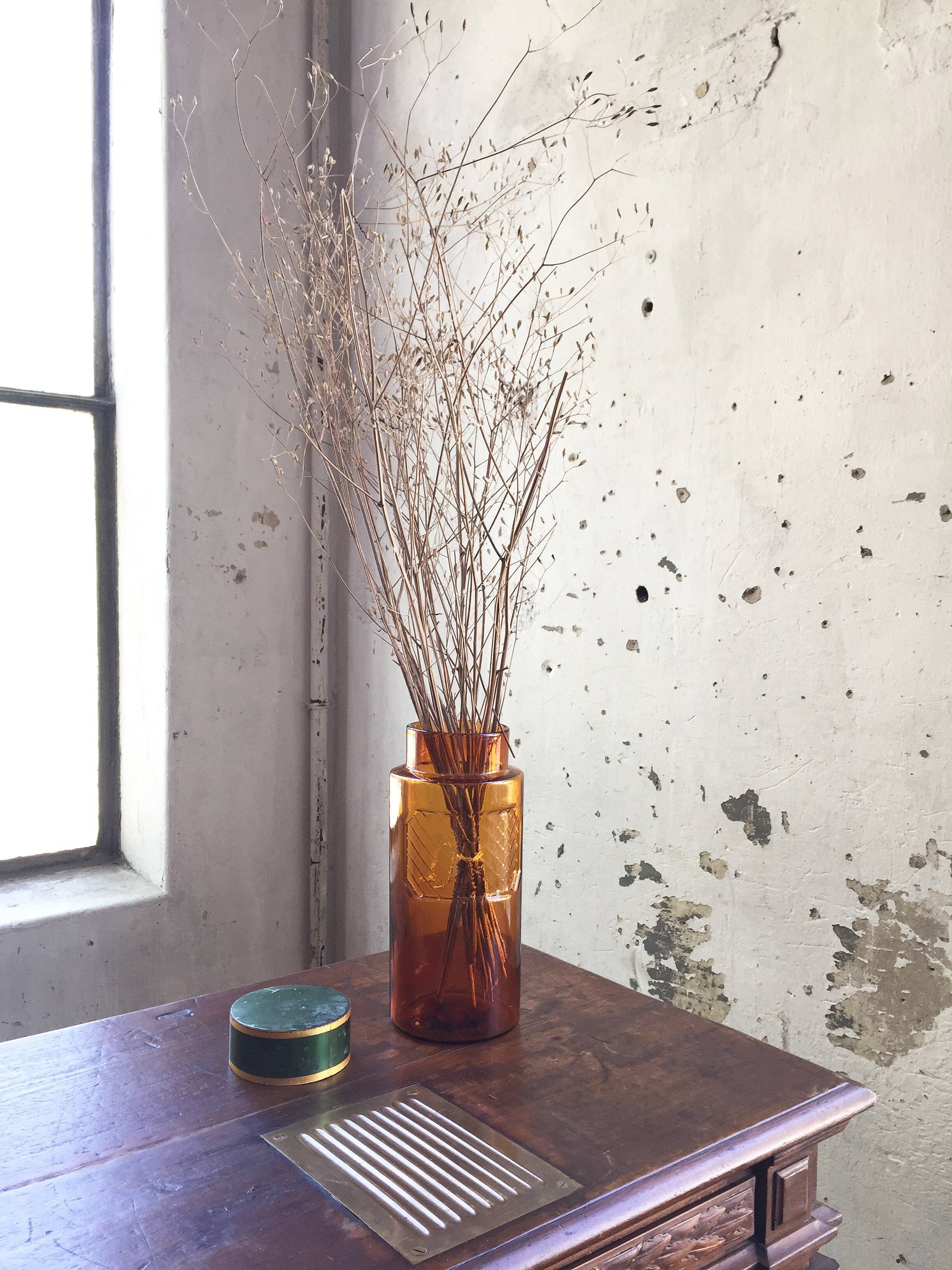 Amber Pharmacy Jar