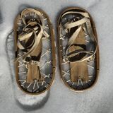Vintage wooden snowshoes
