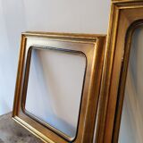 Pair of gilded wooden frames