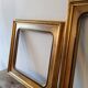 Pair of gilded wooden frames