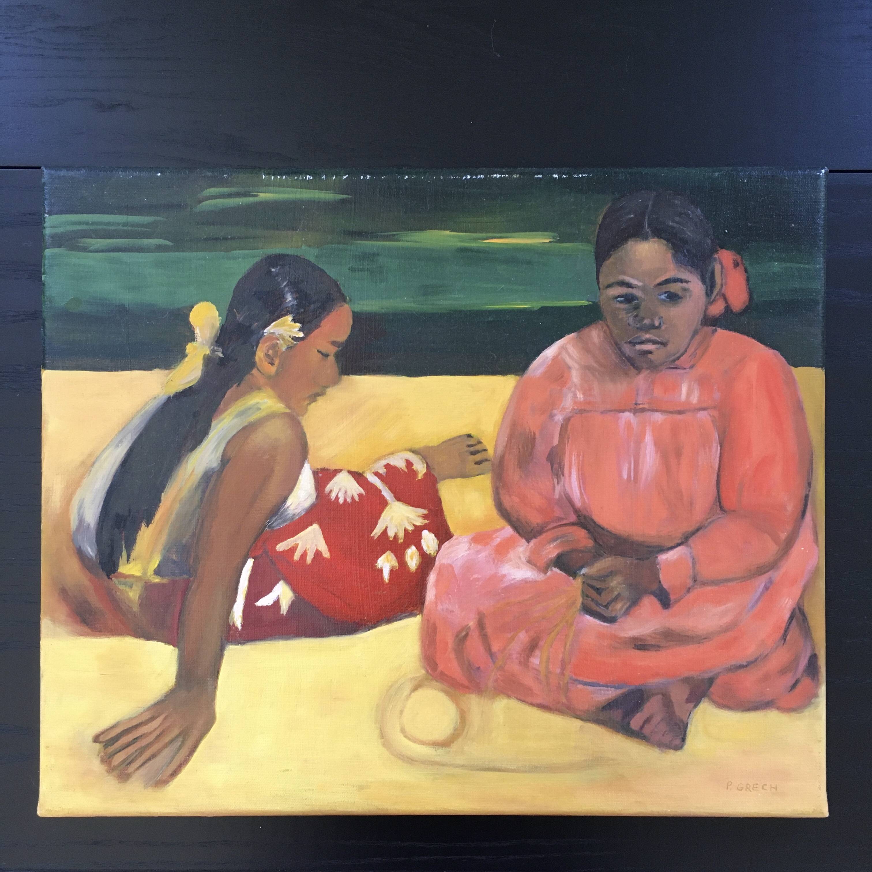 Hexoa painting after Gauguin