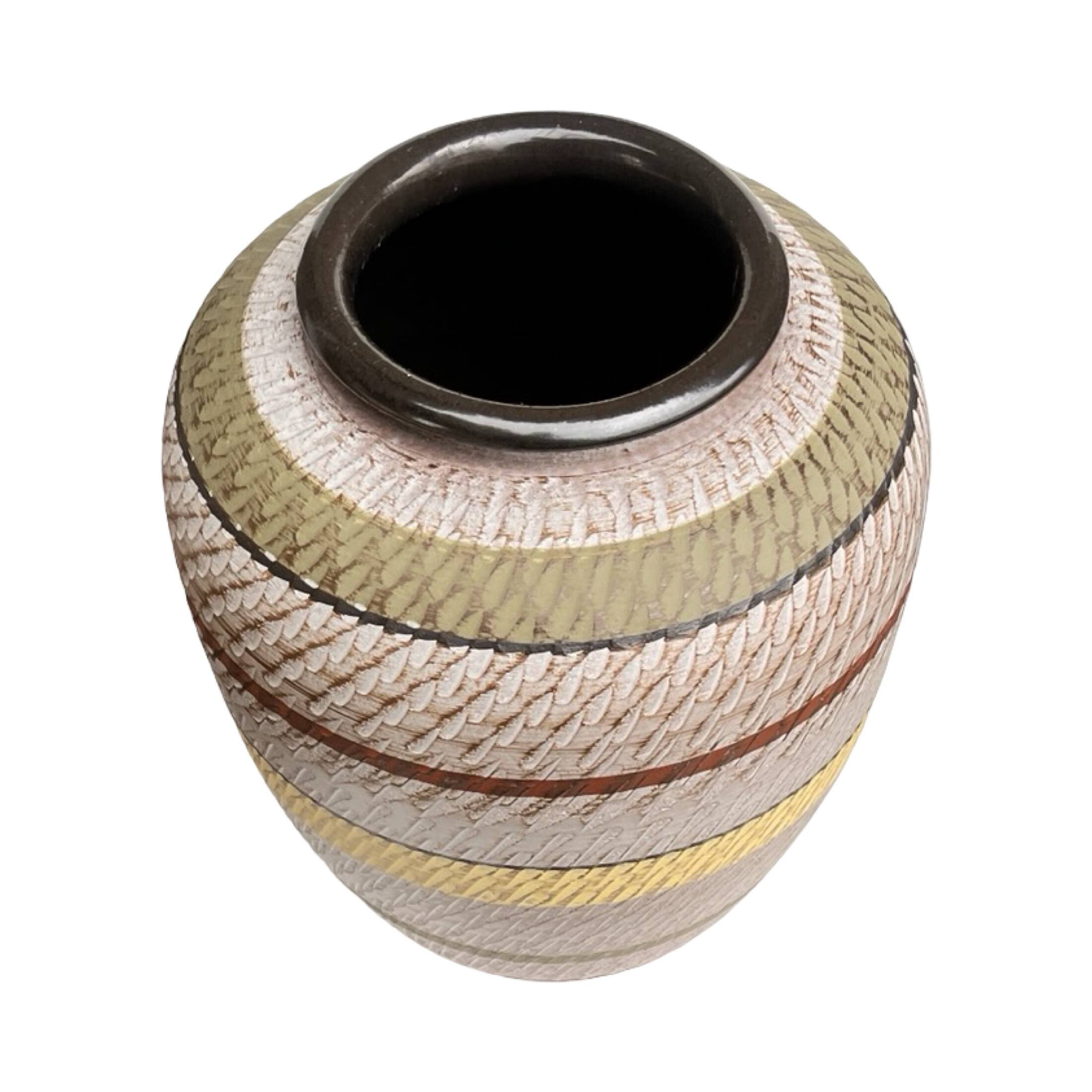 Dümler & Breiden "Faux Klinker" floor vase, type 29/25, Germany 1970s