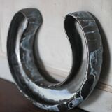 Ceramic jardinière signed Blain Francoise, pottery La Borne, centre of your