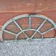 Old wrought iron full riveted gates from the 19th century.
