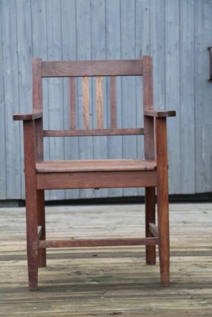 Chair Reconstruction solid oak France 1950