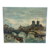 Vue de paris et de notre dame
